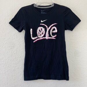 Women Nike LOVE Top Shirt Slim Fit Size S